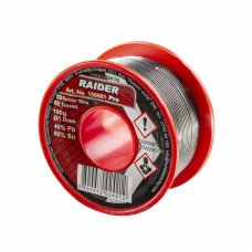 RAIDER Fludor ø1mm 100g 60%Sn 40%Pb Pro